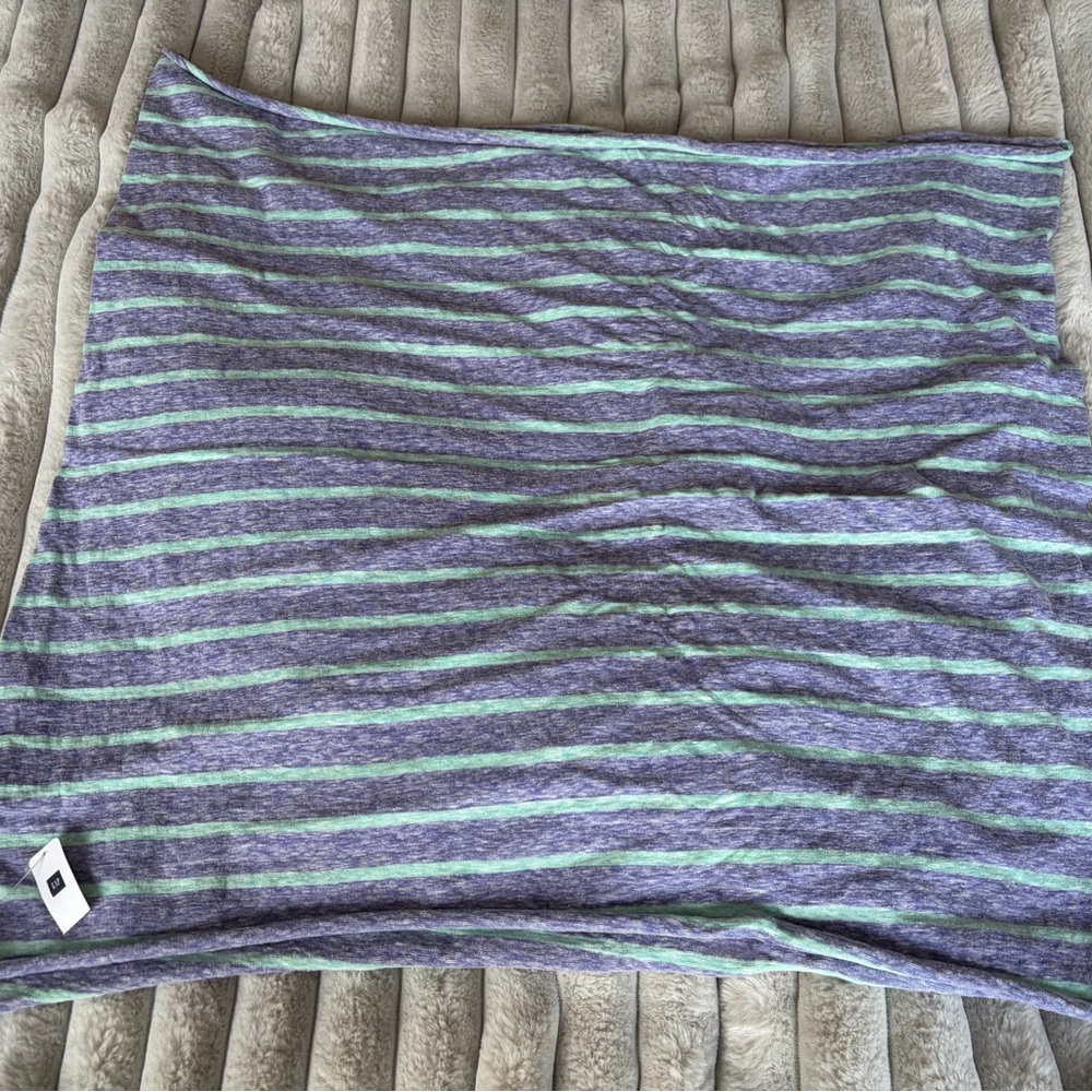 Gap Striped Blue and Teal Infinity Scarf NWT